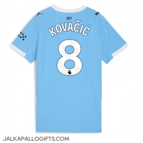 Manchester City Mateo Kovacic #8 Kotipaita Naiset 2025-26 Lyhythihainen